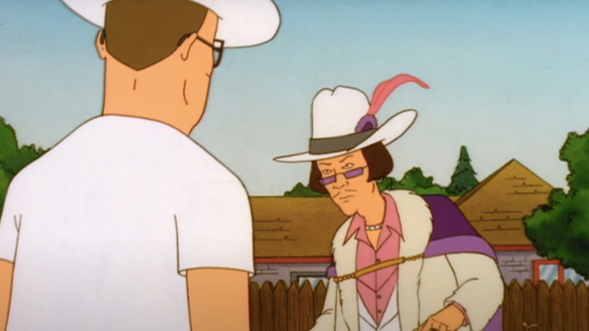 Hank meets Alabaster (Image via YouTube/Adult Swim)